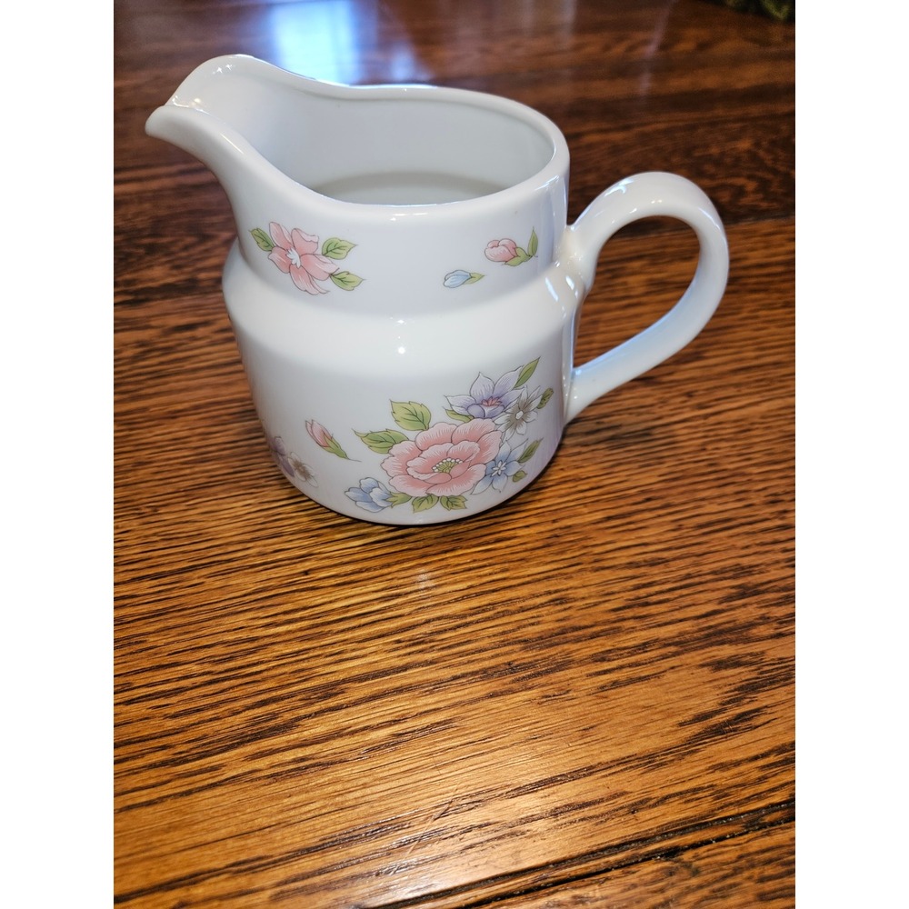 Vintage 1989 Floral Creamer / Gravy Pitcher by F.T.D.A Especially For You Japan